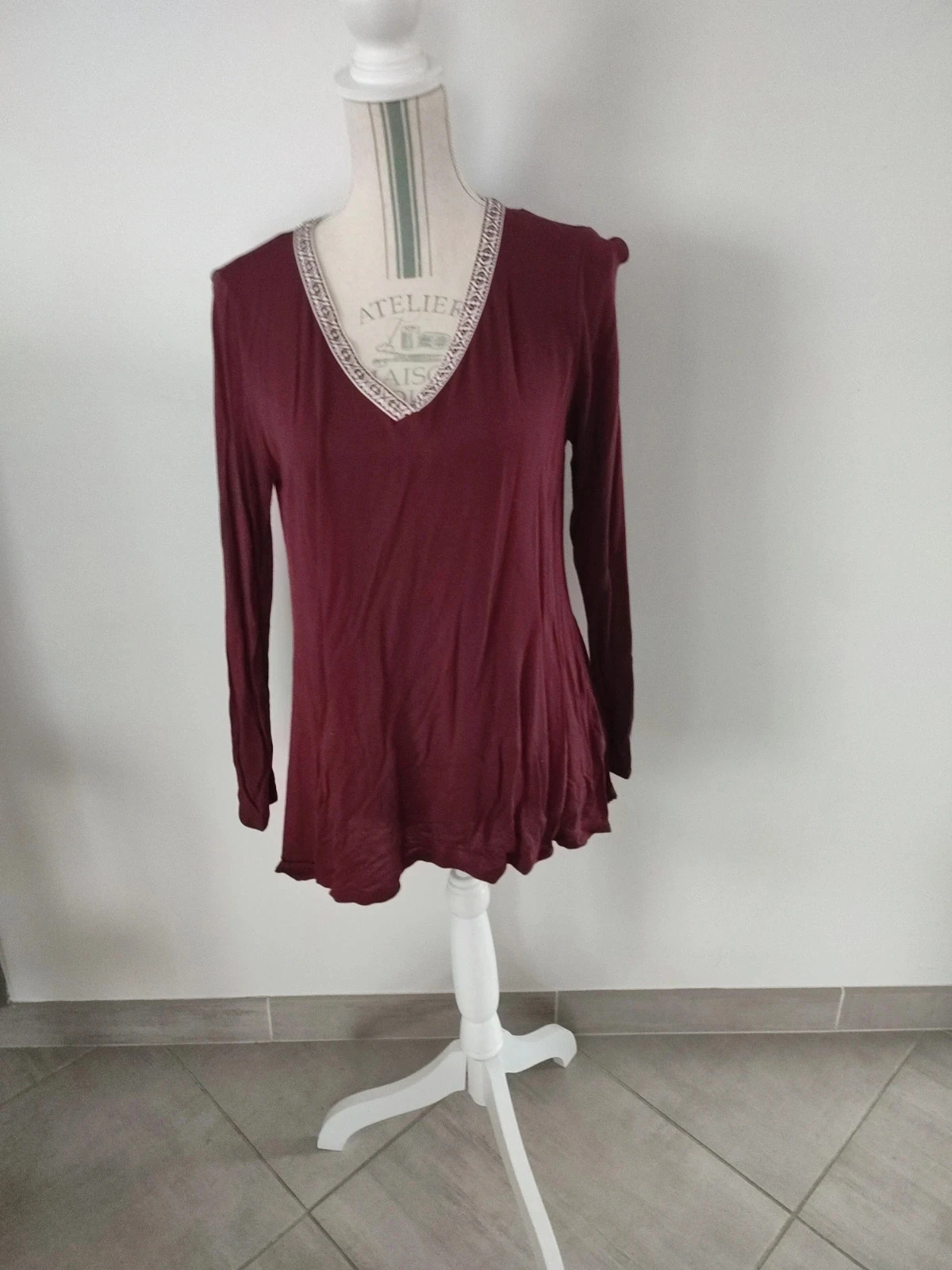 T shirt manches longues femme taille 2